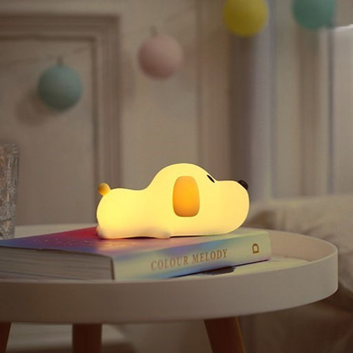 Ночник iLikeGift "Happy dog", yellow (12*11 см)