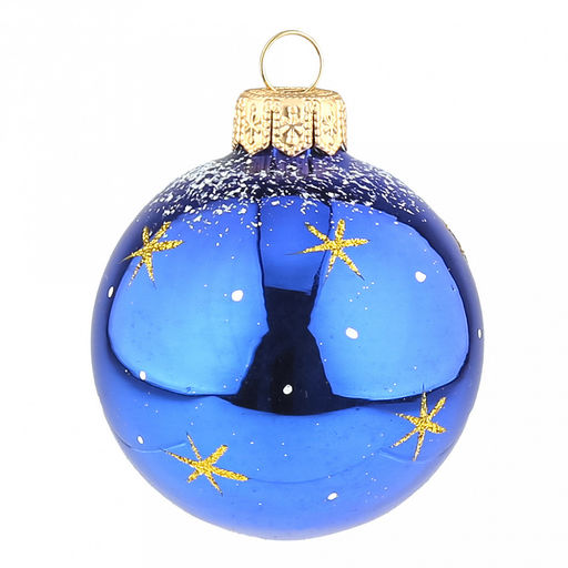 Елочная игрушка шар стеклянная Новый год, ручная художественная роспись, подарочная упаковка, набор 3шт, цвета микс, Символ 2026 года (Россия) - Домашняя мода фото 2