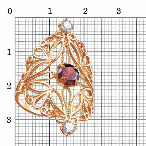 КОЛЬЦО 24815081Гр - Красная пресня фото 2