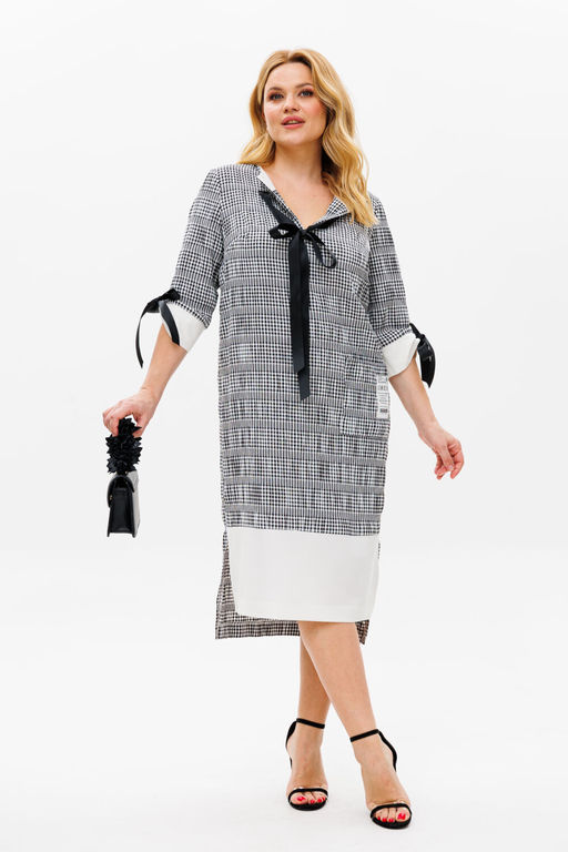 Платье Michel Chic 2163 черный, белый  фото 5