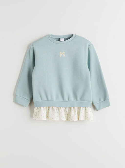 Nak??l? K?z ?ocuk Kal?n Sweatshirt 2li