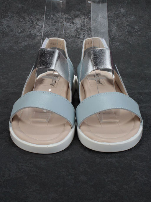 08-PED77-4 BLUE/GRAY Босоножки женские (натуральная кожа) - No name фото 8