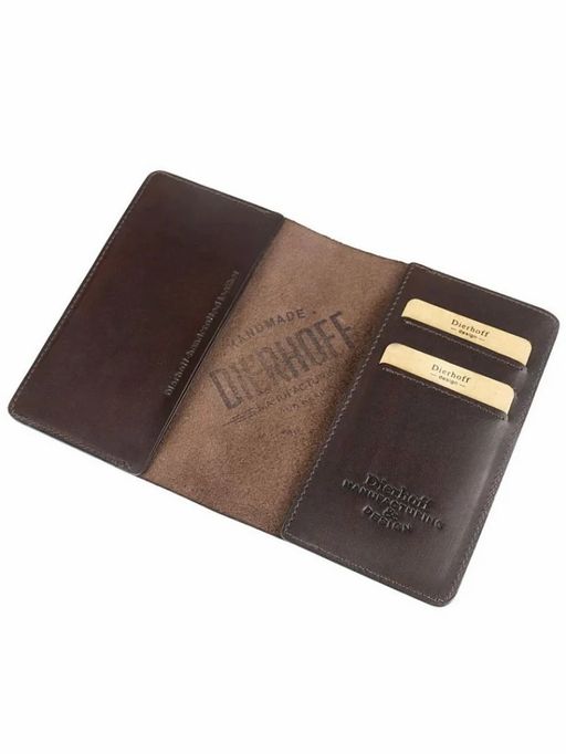Мужская кожаная обложка для паспорта Dierhoff Д 6014-902 - Sergio valentini фото 2