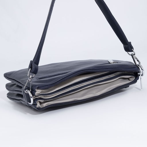 Сумка кросс-боди на молнии, цвет синий - Simaland фото 7