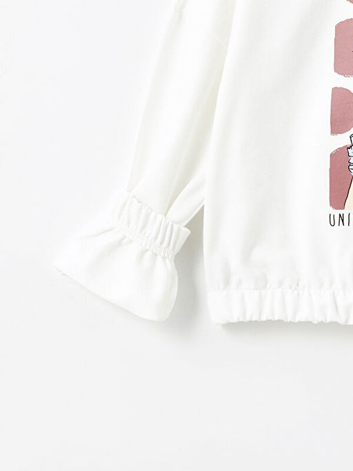 Bisiklet Yaka K?z ?ocuk Sweatshirt - Waikiki фото 2