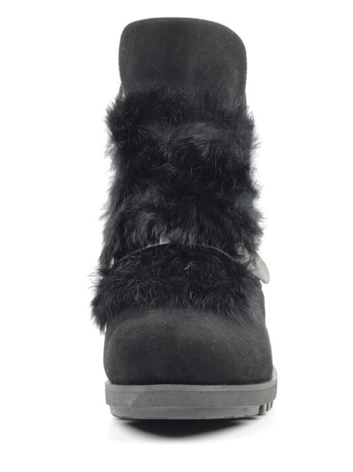 04-907E-7Y1 8J43M Ботинки зимние женские (натуральная замша, натуральный мех)