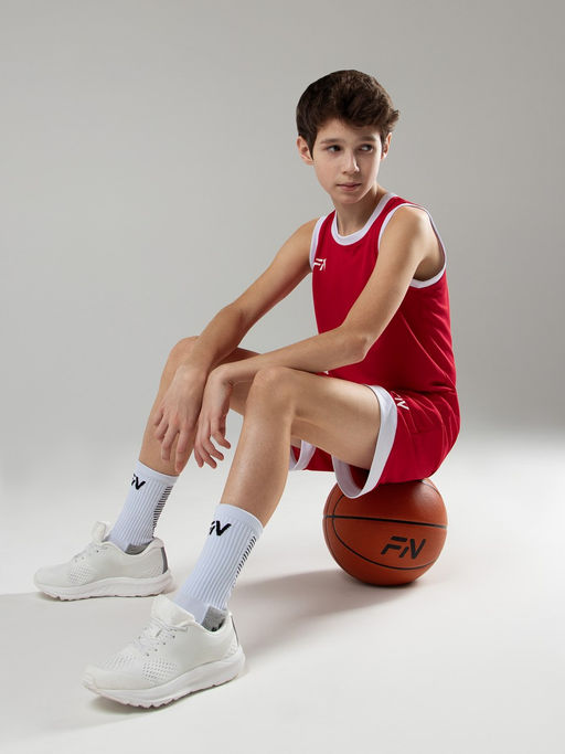 Детская баскетбольная форма FN Slam Kid Red