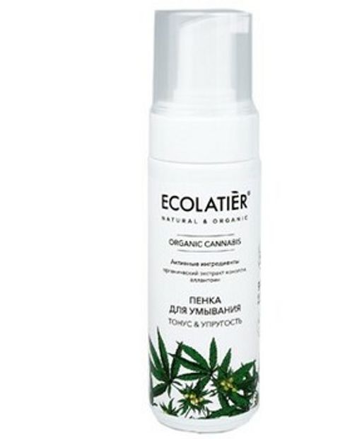 Ecolatier Organic Farm GREEN "CANNABIS Oil" ДЛЯ ЛИЦА Пенка д/умывания 150мл с дозат.