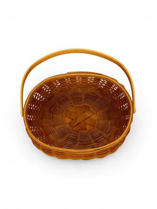 Корзина плетёная для хранения Wif, с ручкой, ива, коричневая, набор 3 шт.