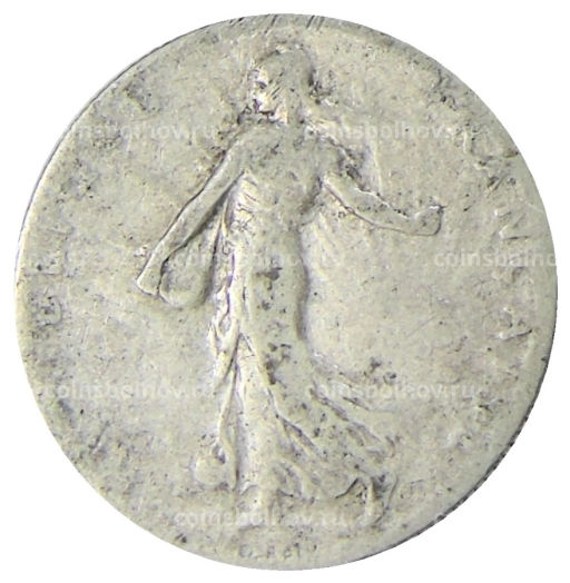 Монета 50 сантимов 1915 года Франция