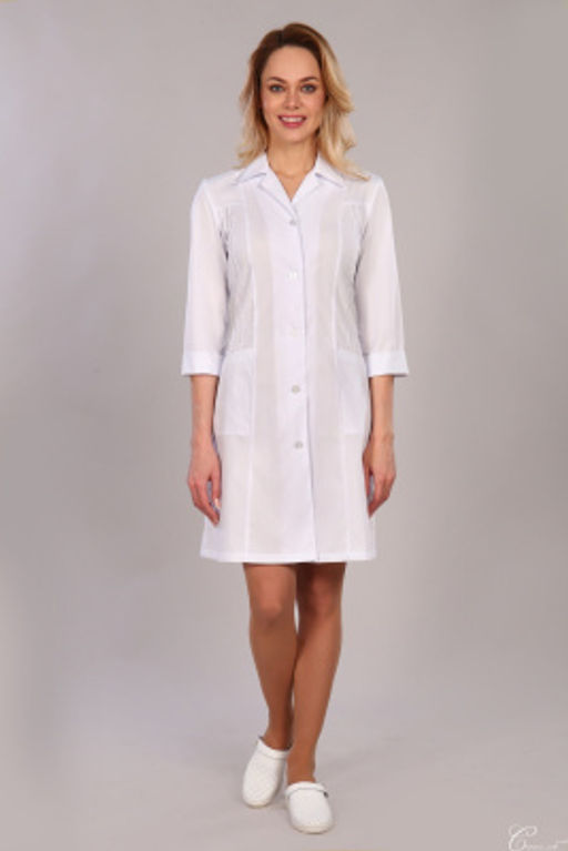 Халат женский 92 ТС. Цвет: белый - Стильб фото 2