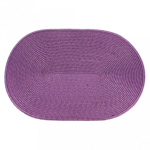 Салфетка под горячее (термосалфетка) "Овальная" 45х30см фиолетовый (Китай)