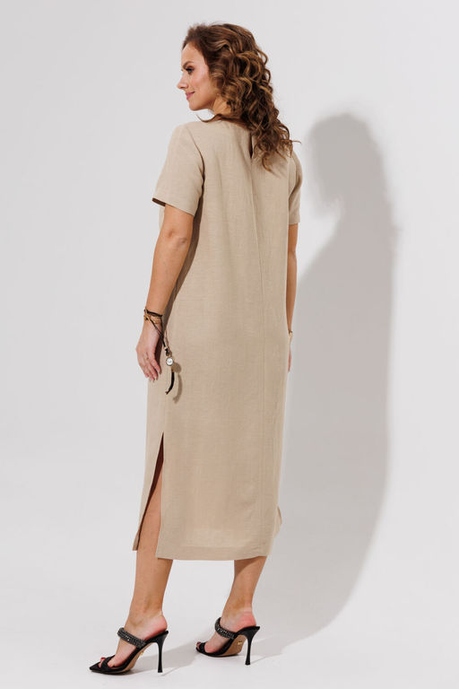Платье Galean Style 963 бежевый