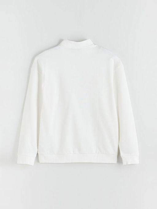 Dik Yaka Erkek Sweatshirt