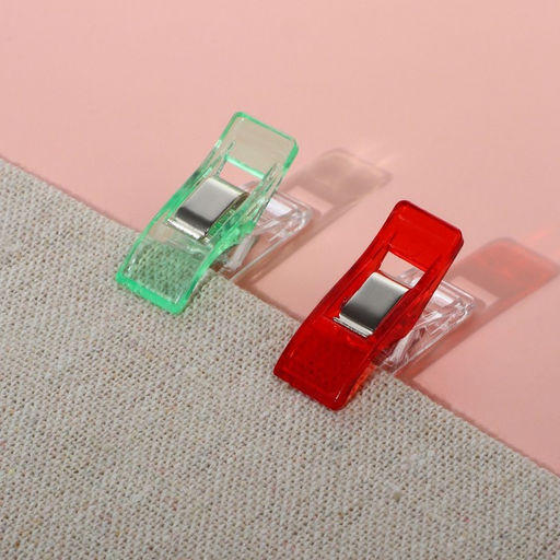 Зажимы для кроя, 2.6 см, 10 шт., разноцветные