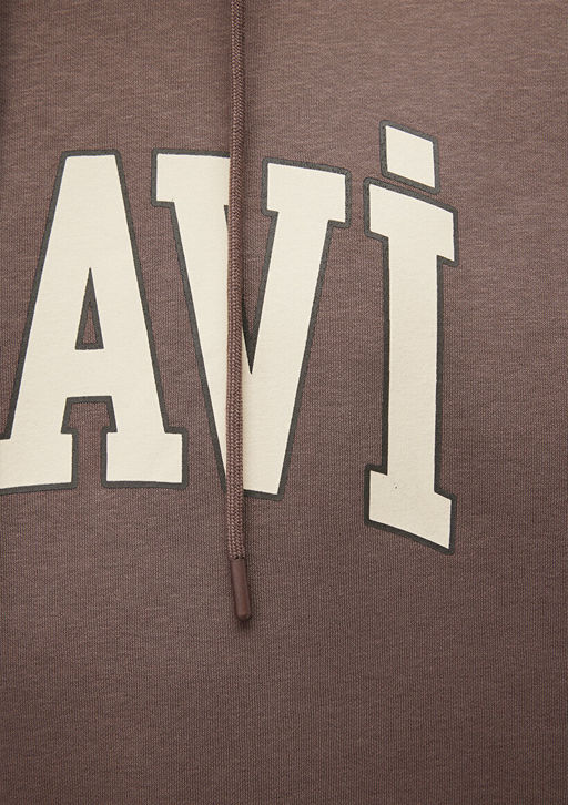 Mavi Logo Bask?l? Kapusonlu Kahverengi Sweatshirt  фото 7