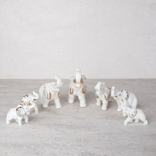Статуэтка Слоны набор 7 штук / B2184 /уп 12/ - Галеонтрейд фото 6