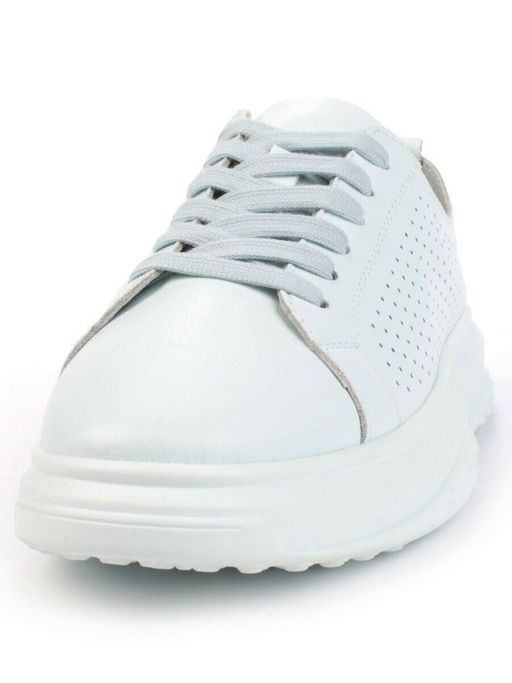 05-PDXL141-2 LT. BLUE Кроссовки женские (натуральная кожа)