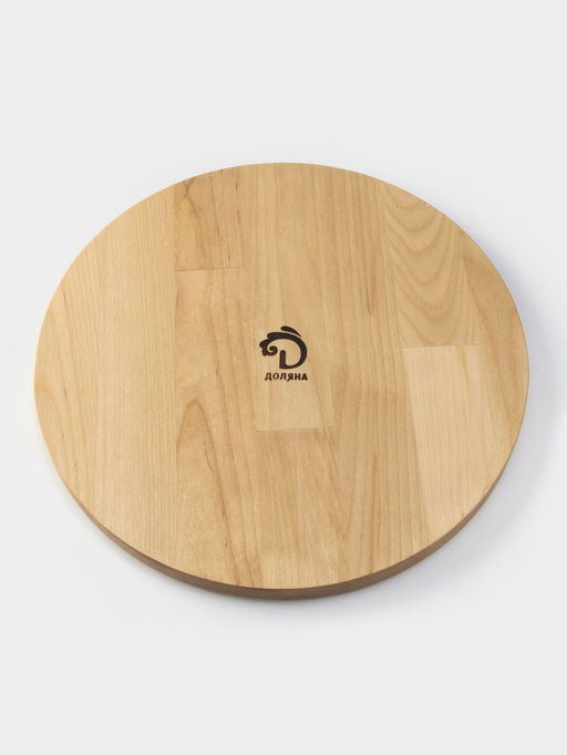 Менажница деревянная круглая Доляна, d=27 см, 5 секций, берёза фото 4