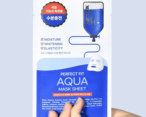 Маска-аква для лица листовая - Perfect Fit Aqua Mask Sheet, 25 мл