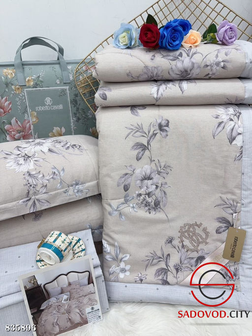 Комплект постельного белья с готовым одеялом