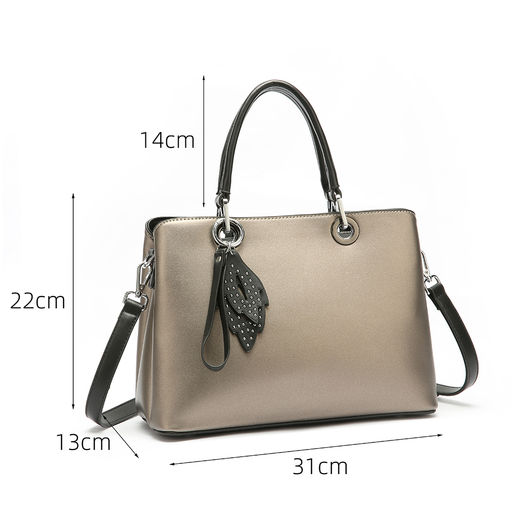 Сумка женская 18086 Темное серебро