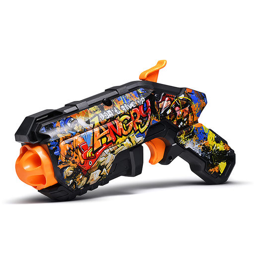 Бластер "Графити" с мягкими пулями, в коробке