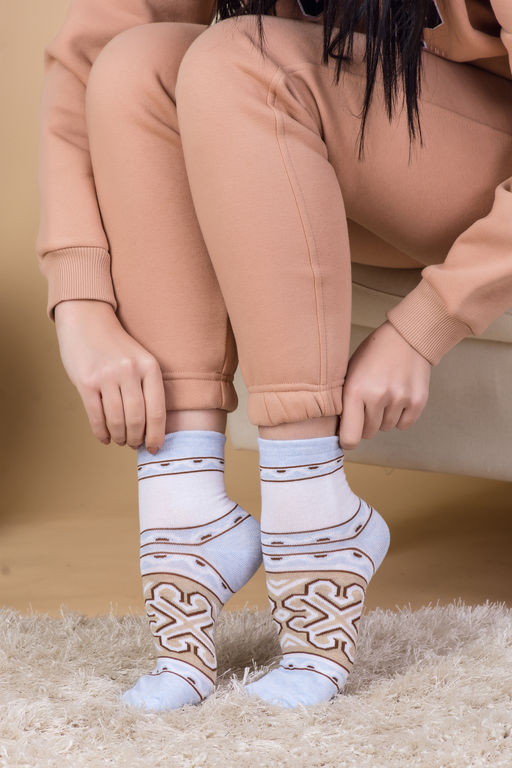 Цена за 6 пар. Носки Сияние женские - Berchelli фото 27