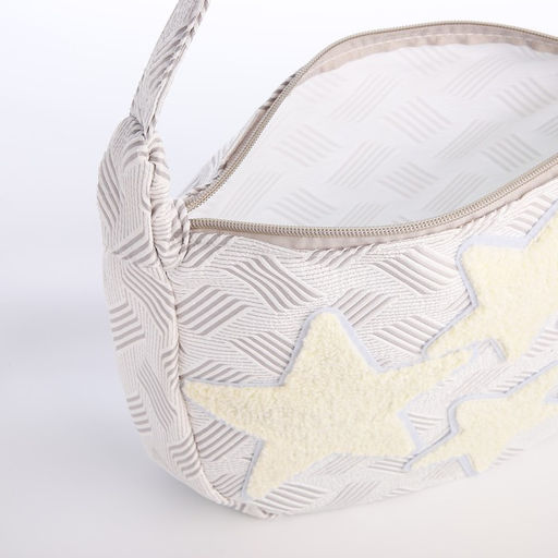 Сумка молодёжная на молнии, 36?8?23 см, голубая