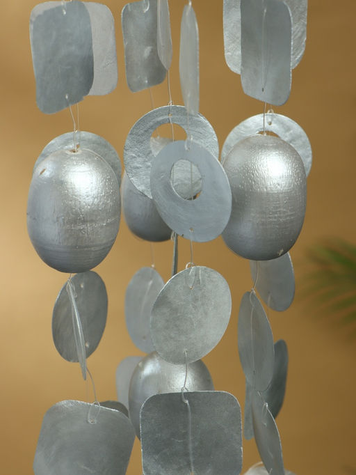 Музыка ветра «Гравитация», 14×14×90 см, дерево, ракушка