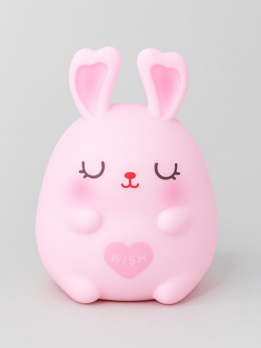 Копилка "Sleeping bunny ", pink (17,5 см), пластик