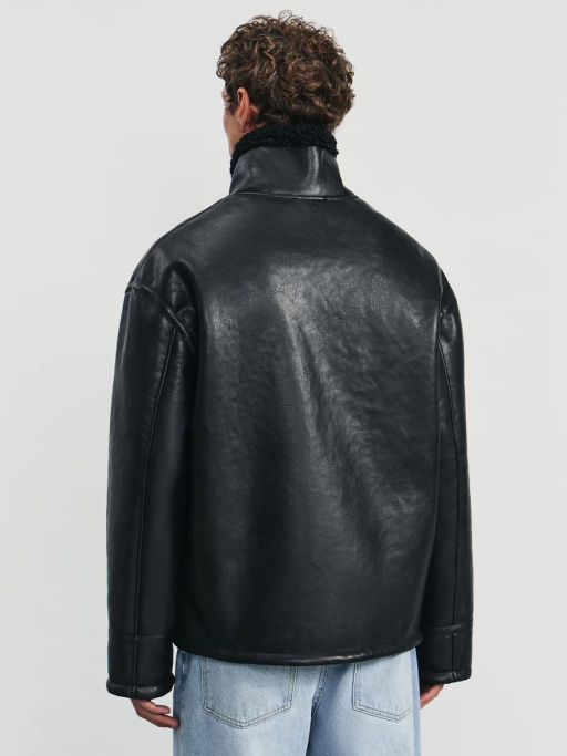 Дубленка из экокожи / Zarina