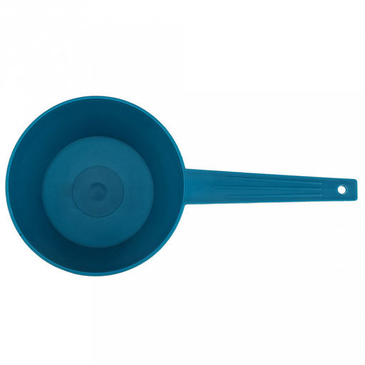 Ковш пластмассовый 1л, д15см, h8см, хозяйственный, усиленный, ударопрочный, полипропилен, цвета микс (Россия)