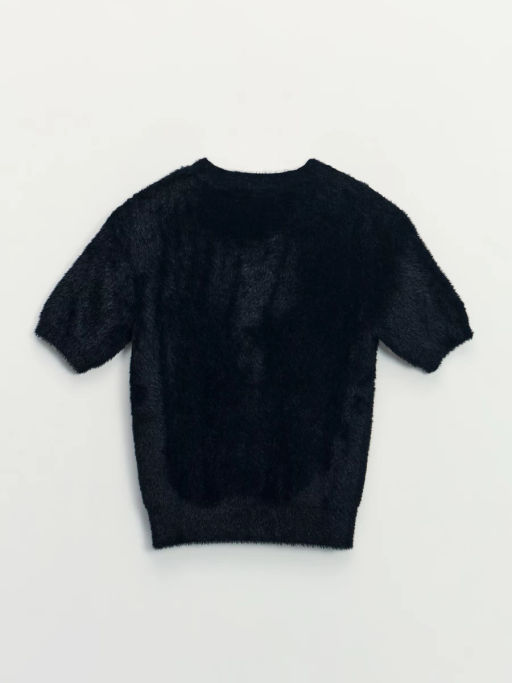 Джемпер с коротким рукавом со стразами / Zarina  фото 8