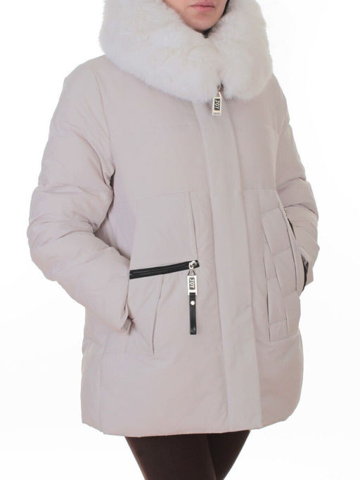 M-M02 MILK Куртка зимняя женская (200 гр. холлофайбер)