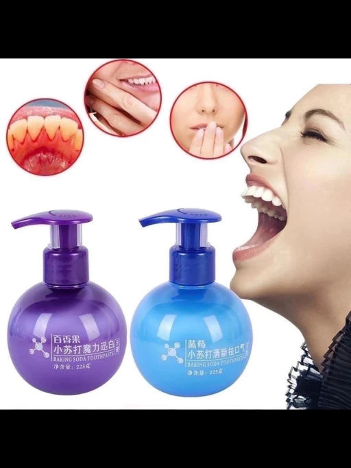 Зубная паста отбеливающая с дозатором со вкусом маракуйи