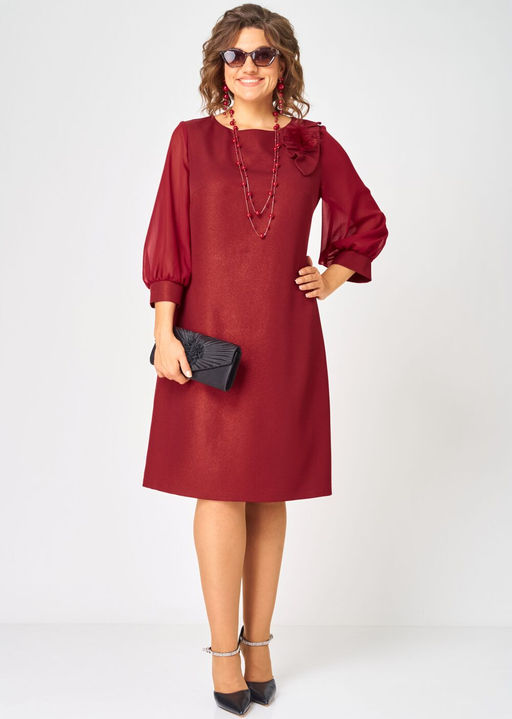 Платье EVA GRANT 7310D красный