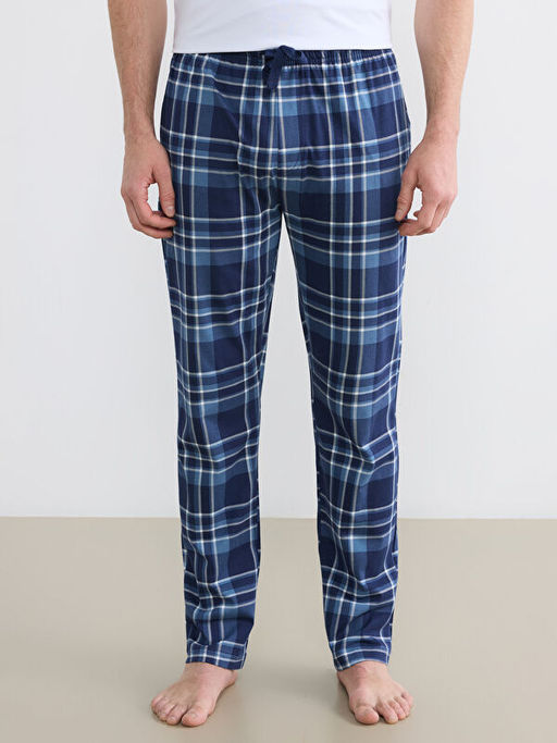 Standart Kal?p Ekose Erkek Pijama Alt?