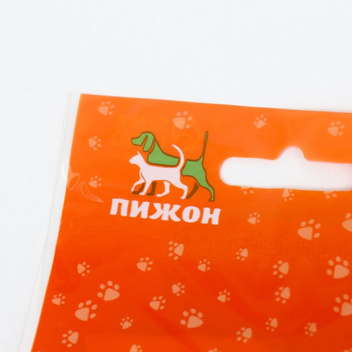 Игрушка для кошек с кошачьей мятой и перьями Бурундук, 10 см, с бубенчиком - Пижон фото 4