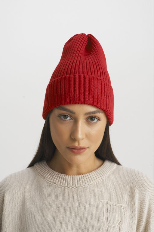 Шапка Бини Merino Red - Erist store фото 2