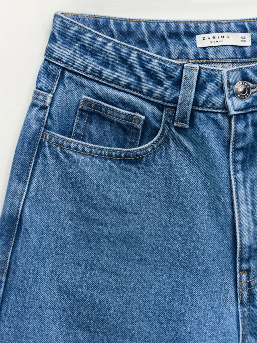 Джинсы wide leg с высокой посадкой / Zarina