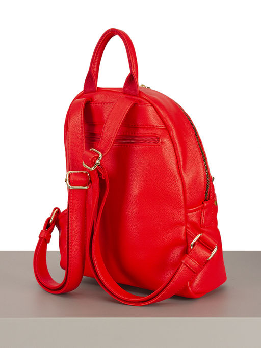 LACCOMA рюкзак Виолла-Л815-алый эко кожа хлопок  фото 4