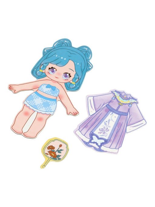 Магнитный набор "Милая модница" блестящий