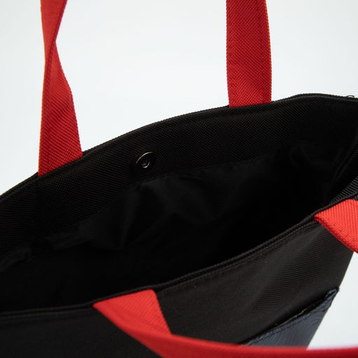 Сумка-шопер Не ... получается на магните с подкладкой, наружный карман, длинный ремень, цвет чёрный - Nazamok фото 8