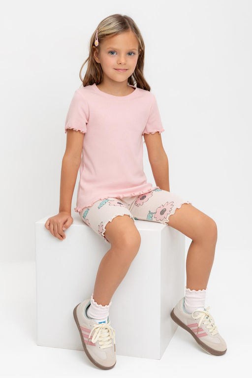 Велосипедки Crockid КР 400797 бежевый трикотаж  фото 4