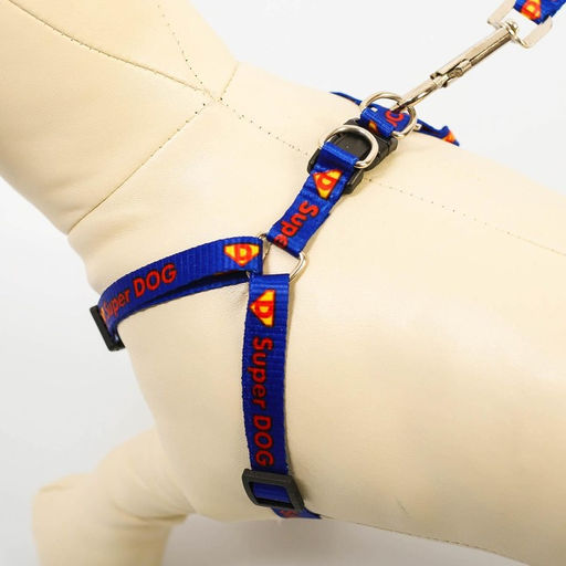Комплект Super Dog, шлейка 26-39 см, поводок 120х1 см - Пушистое счастье фото 8