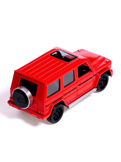 Машинка металлическая Внедорожник, световые и звуковые эффекты, открываются двери, капот, инерция, цвет МИКС - Автоград фото 8