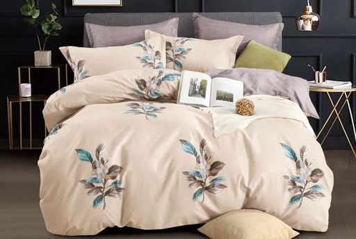 КПБ Alanna Home на резинке по кругу ALAHR062 Семейный