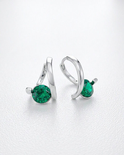 Серьги с кристаллами Swarovski