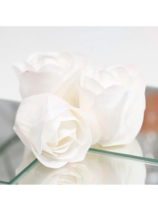 Мыльные розочки, белые, набор 9 шт. - Simaland фото 3